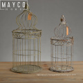 Mayco Antique Rustic Hanging Metal Bird Cage Decoration for Garden